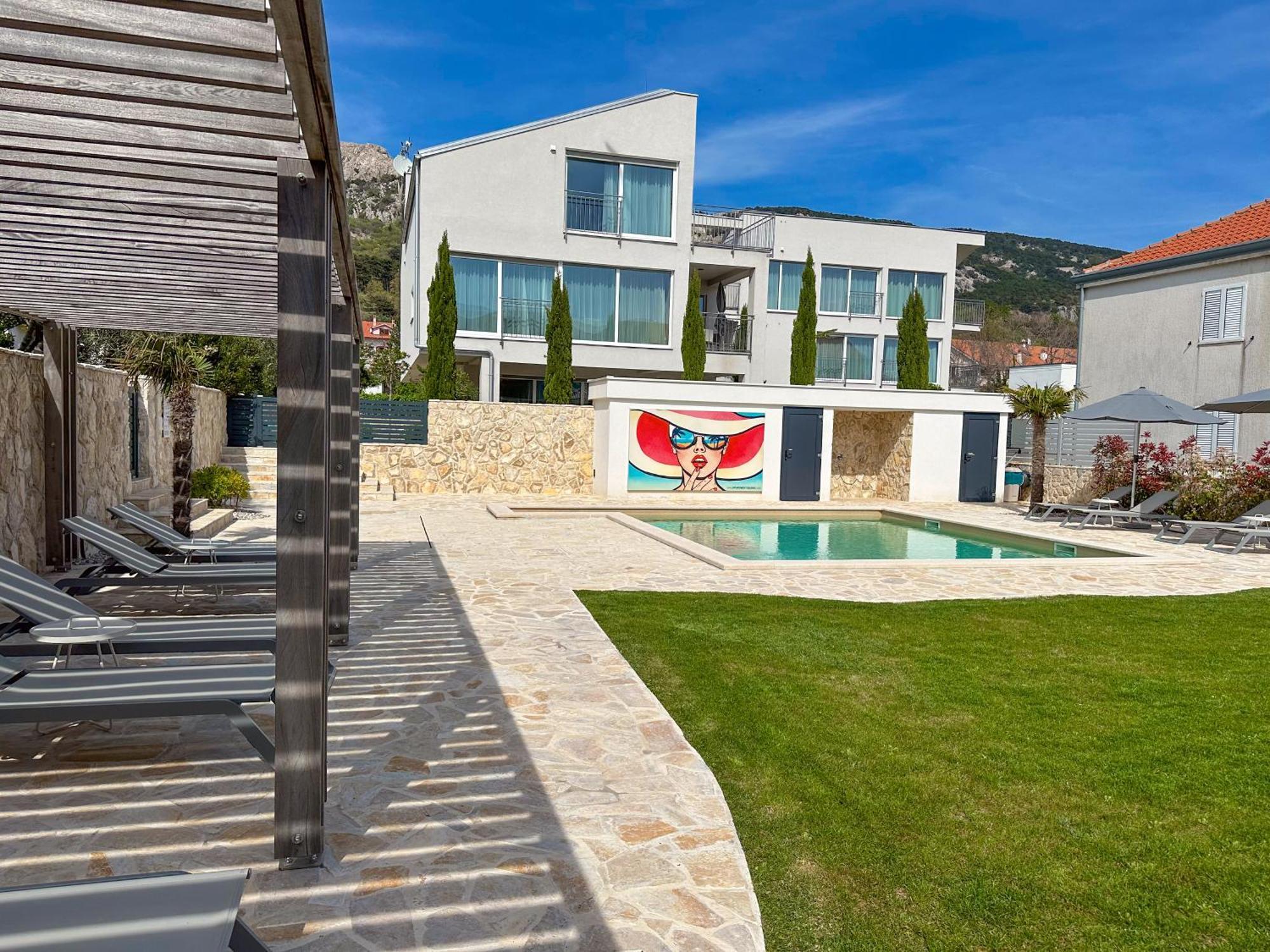 Apartment Baska, Exklusive Apartments Mit Poolarea In Baska, Krk - Kroatien Экстерьер фото
